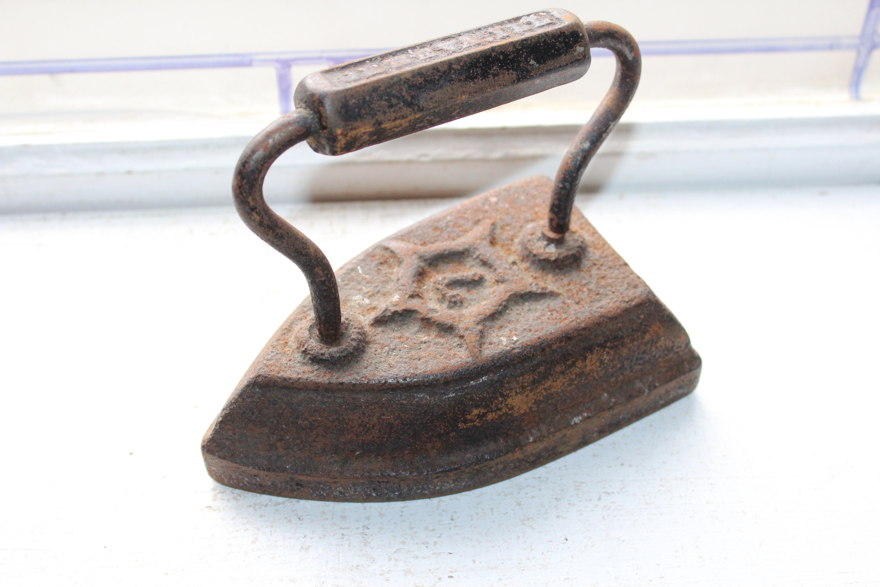 Vintage Sad Iron Tailor's Flat Iron Circa 1800s Laundry Room Decor