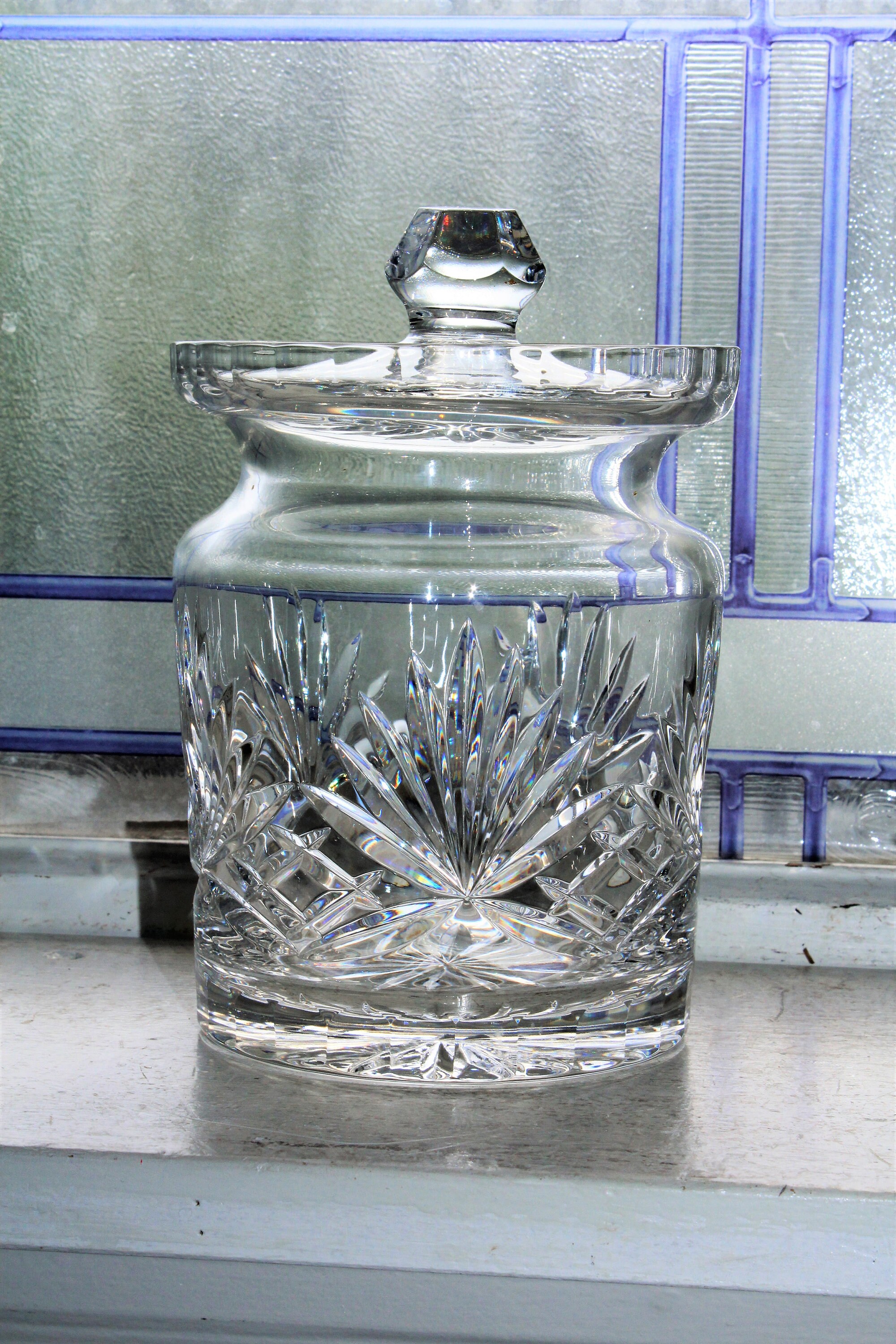 Rogaska Crystal Candy Dish with Lid Biscuit Jar