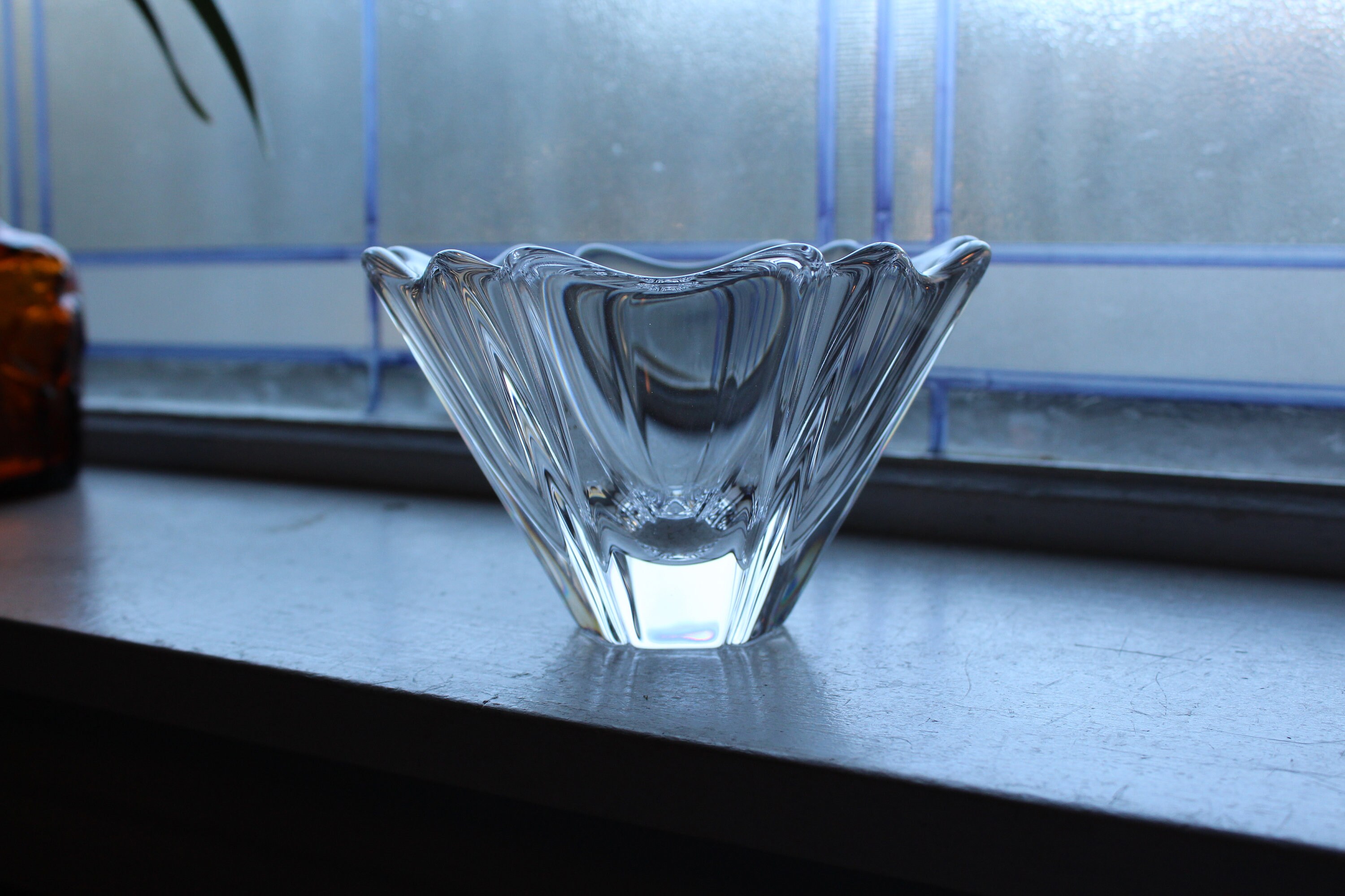 Orrefors Crystal Orion Bowl Vintage Glass