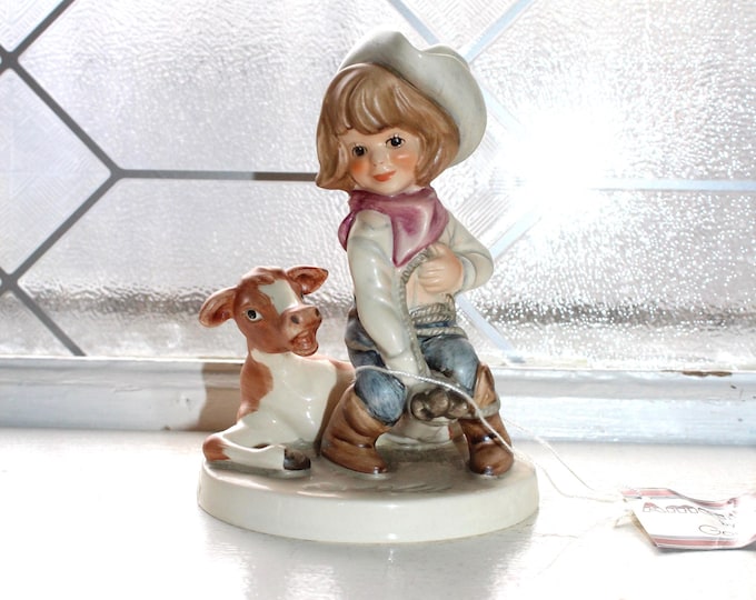 Goebel Figurine Rodeo Cowboy #11603-13 TMK5 1978