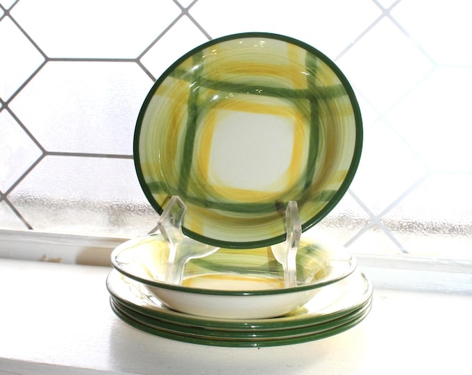 Mid Century Vernon Kilns Bowls & Bread Plates 5 Pc Vintage 1950s