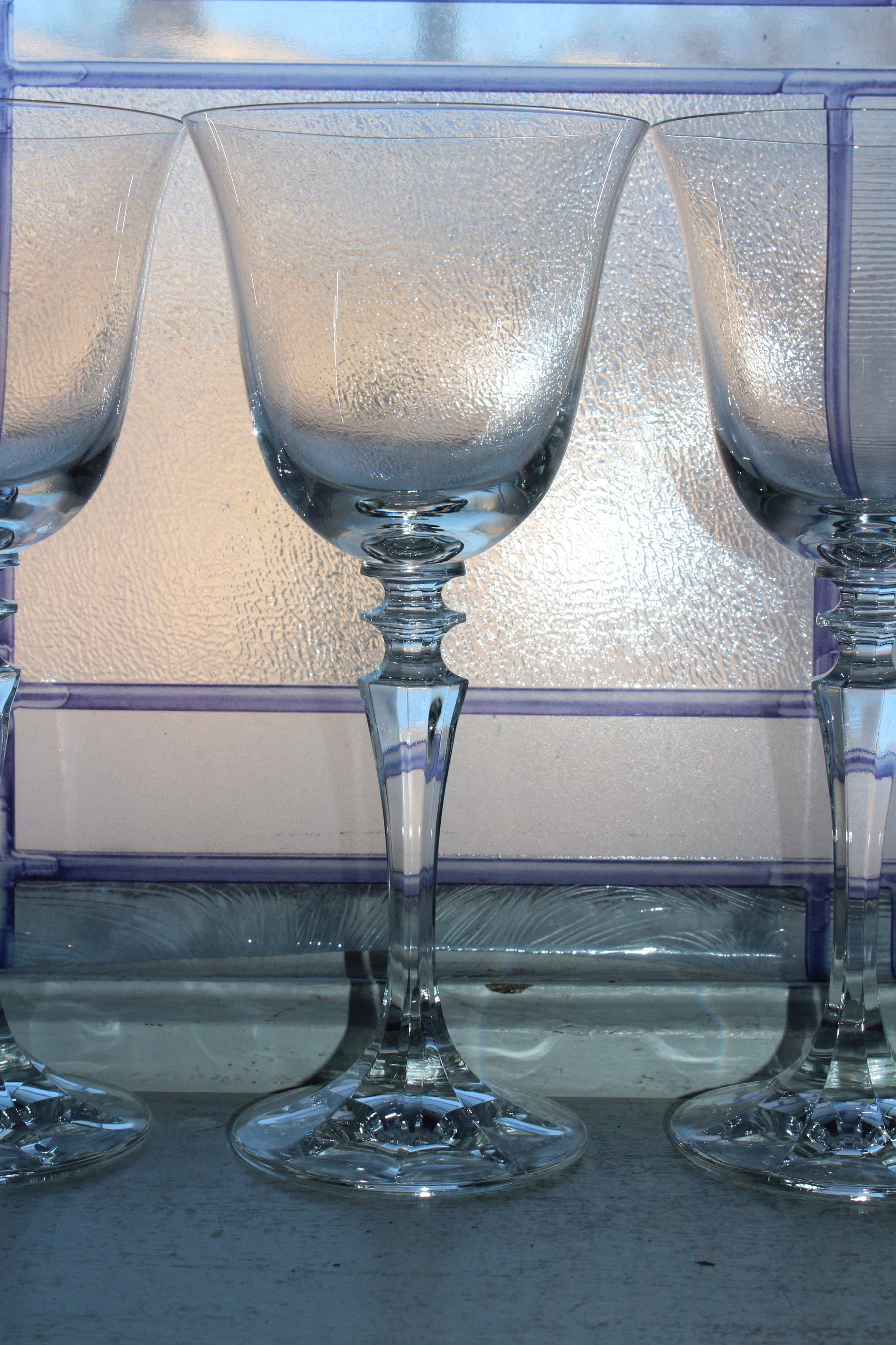 3 Cristallerie Zweisel Wine Glasses Made in Germany