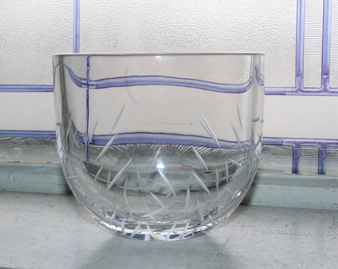 Kate Spade for Lenox Crystal Vase Beacon Street Frost