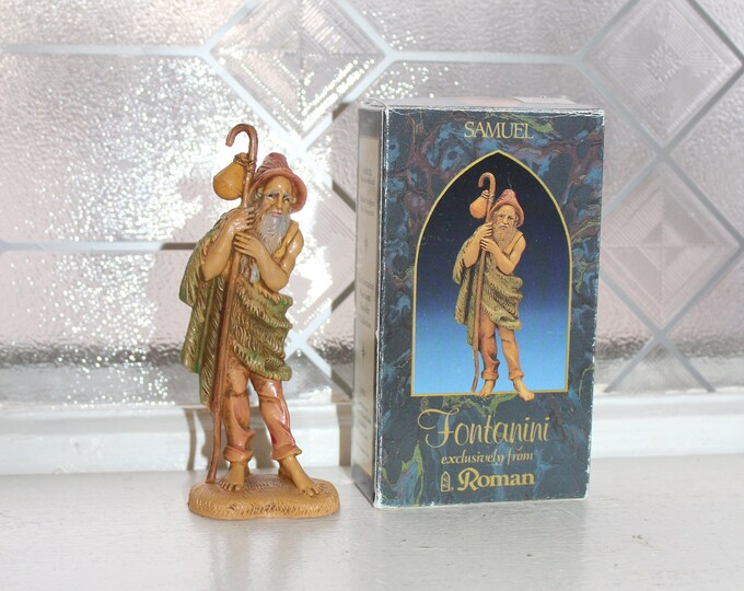 Vintage Italian Fontanini Samuel Figurine with Box