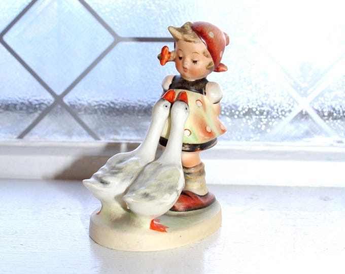 Goebel Hummel 47 3/0 Goose Girl 1960s Ganseliesl