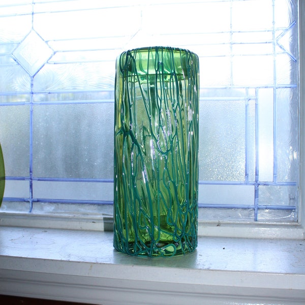 Large Cylinder Floor Vase Etsy