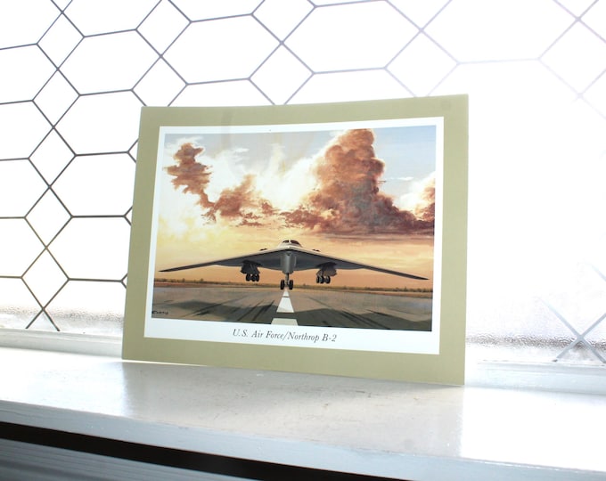 US Air Force Northrop B-2 Bomber VIP Print NB-88-29 Jerry Curtis