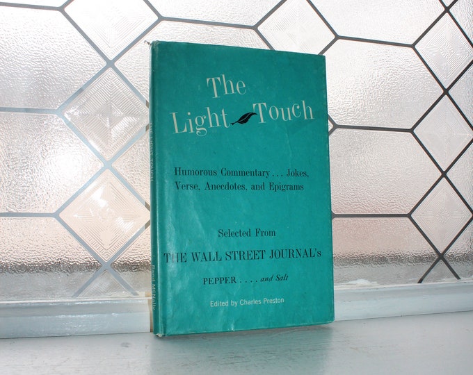 Vintage 1965 Humorous Book The Light Touch Pepper and Salt WSJ