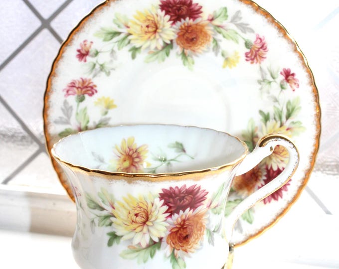 Paragon Fine Bone China Tea Cup and Saucer Autumn Glory