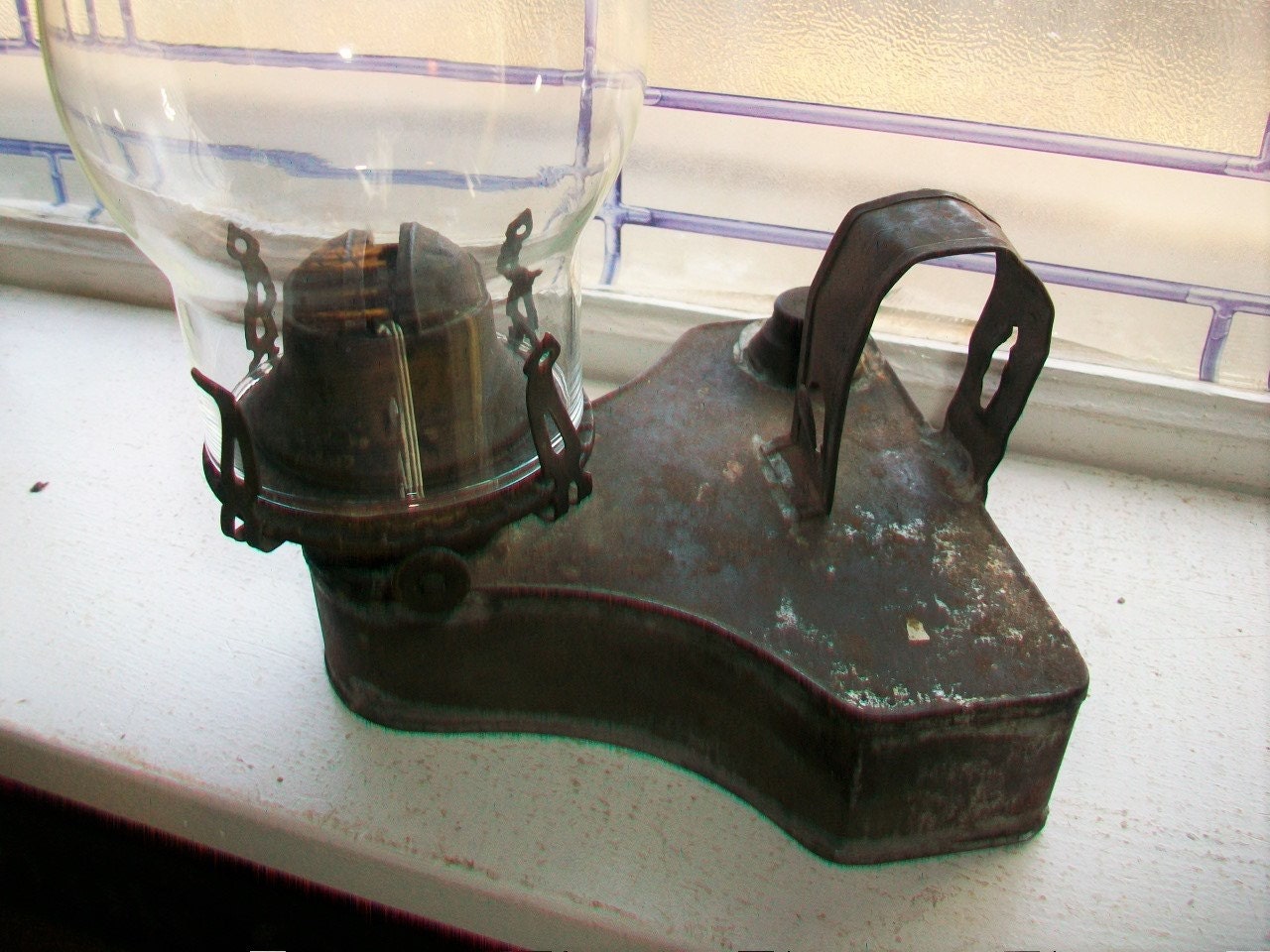 Vintage Kerosene Lantern Chicken Coop Heater Rustic Farmhouse Decor