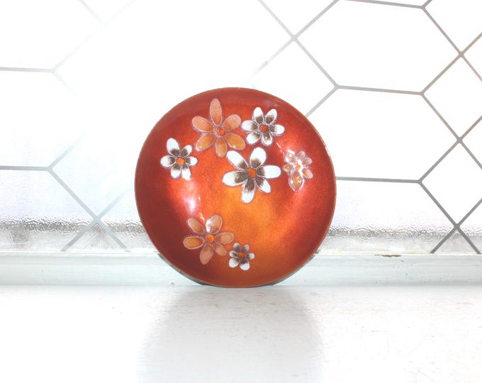 Vintage Bovano of Cheshire Mid-Century Modern Enamel Plate