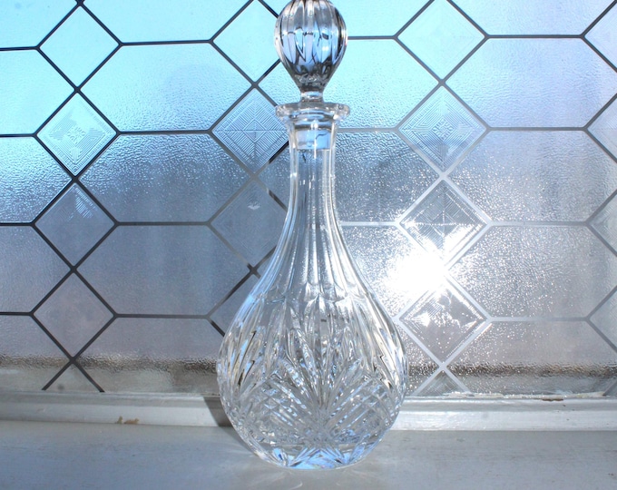 Large Vintage Irish Shannon Crystal Dublin Decanter