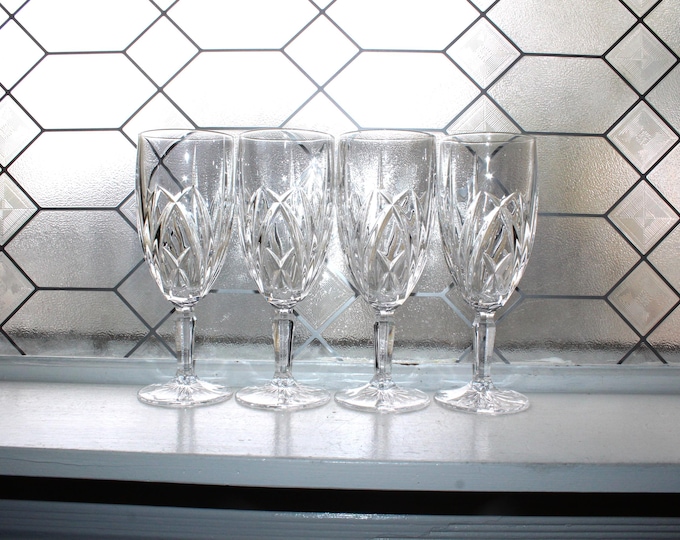 4 Waterford Marquis Brookside Iced Tea Goblets