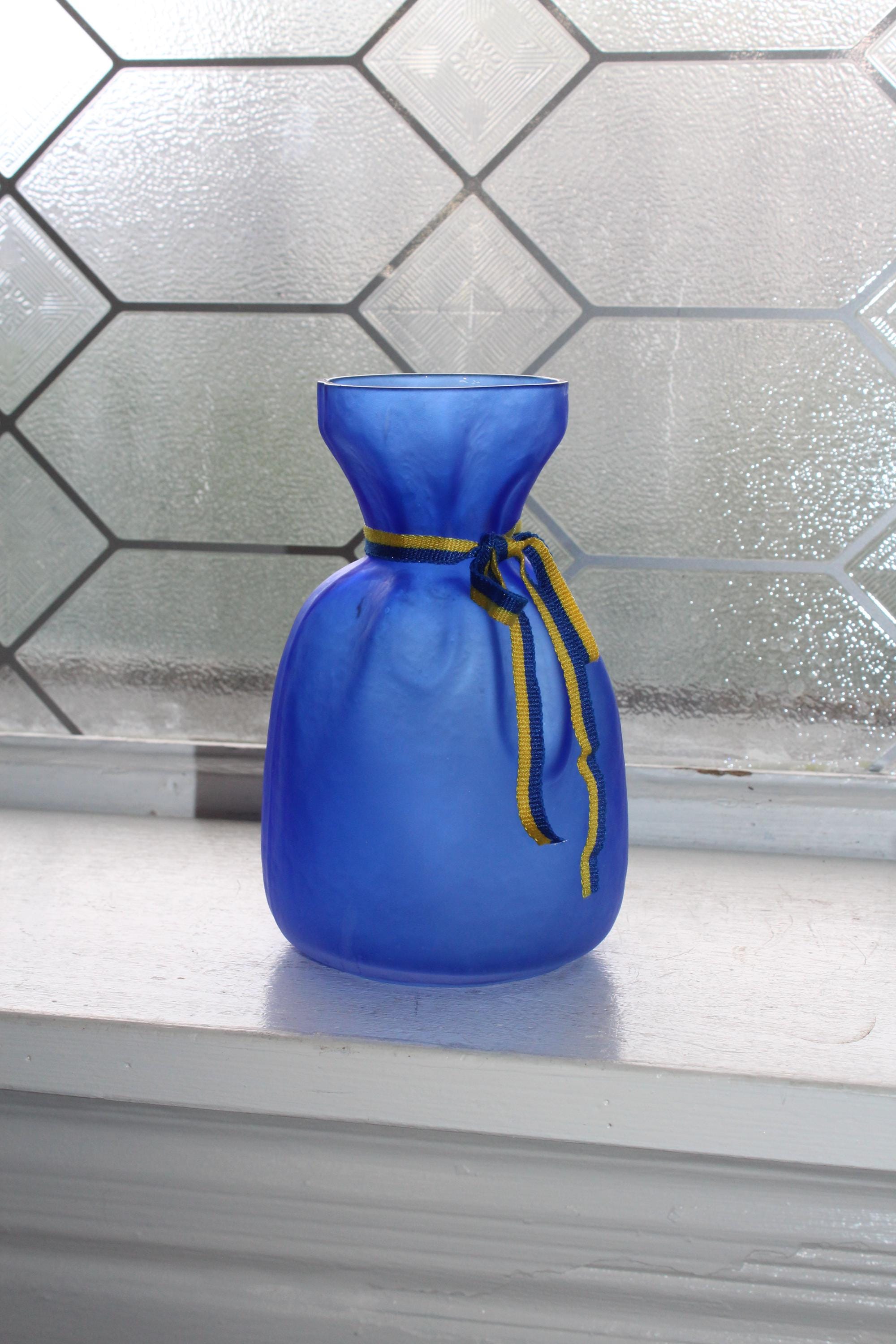 Swedish Sea Glasbruk Vases - Etsy