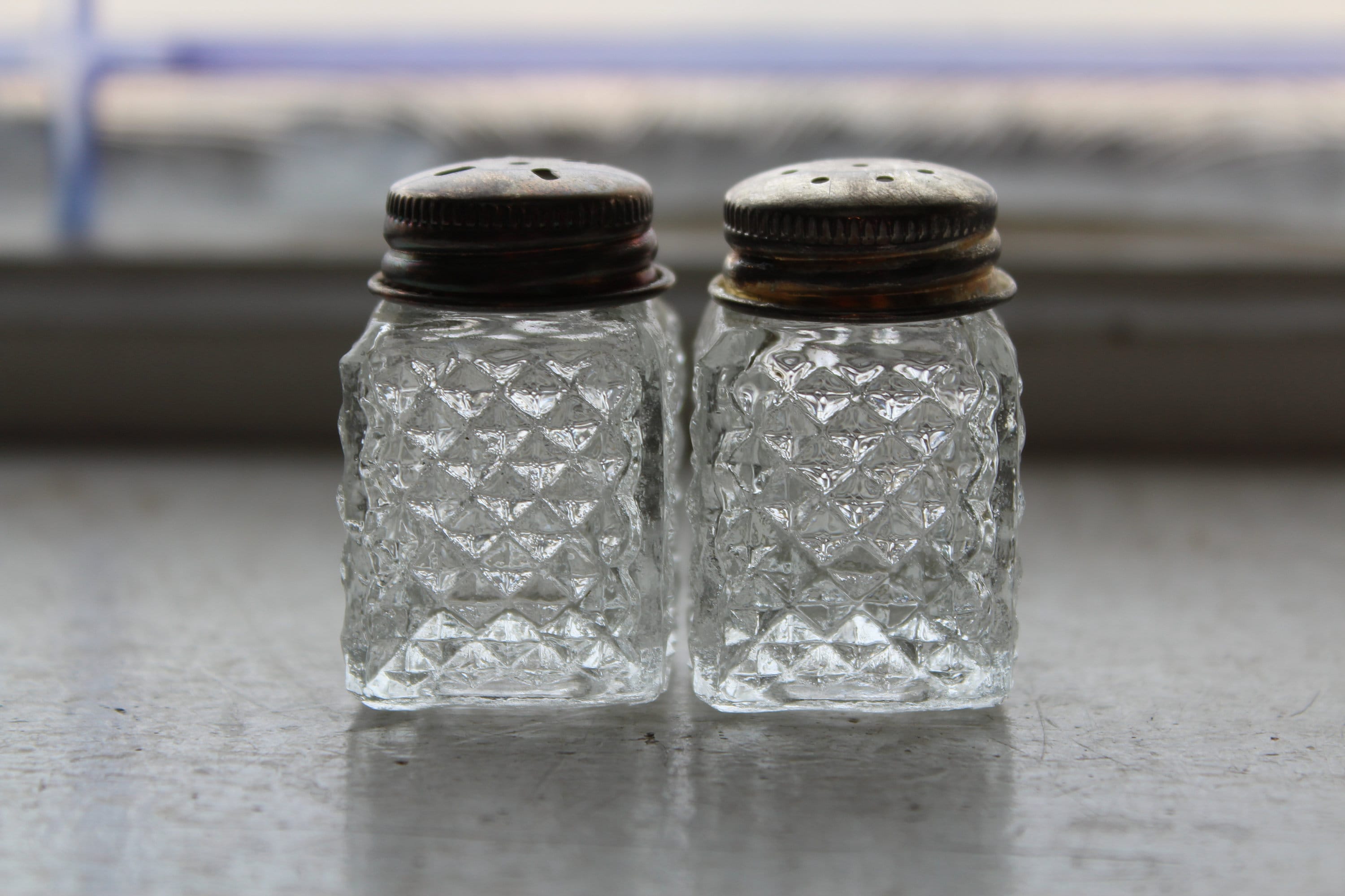 Vintage Salt and Pepper Shakers Quilted