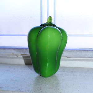 Vintage Murano Glass Pepper Vegetable Handblown