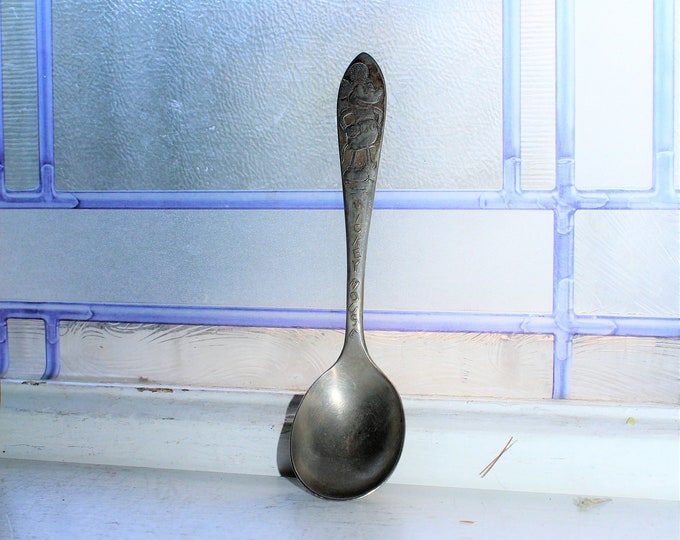 Vintage Mickey Mouse Spoon Bradford Silver Plate