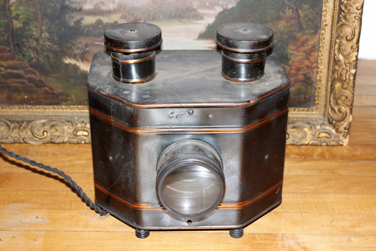 Antique Magic Lantern Slide Viewer Projector