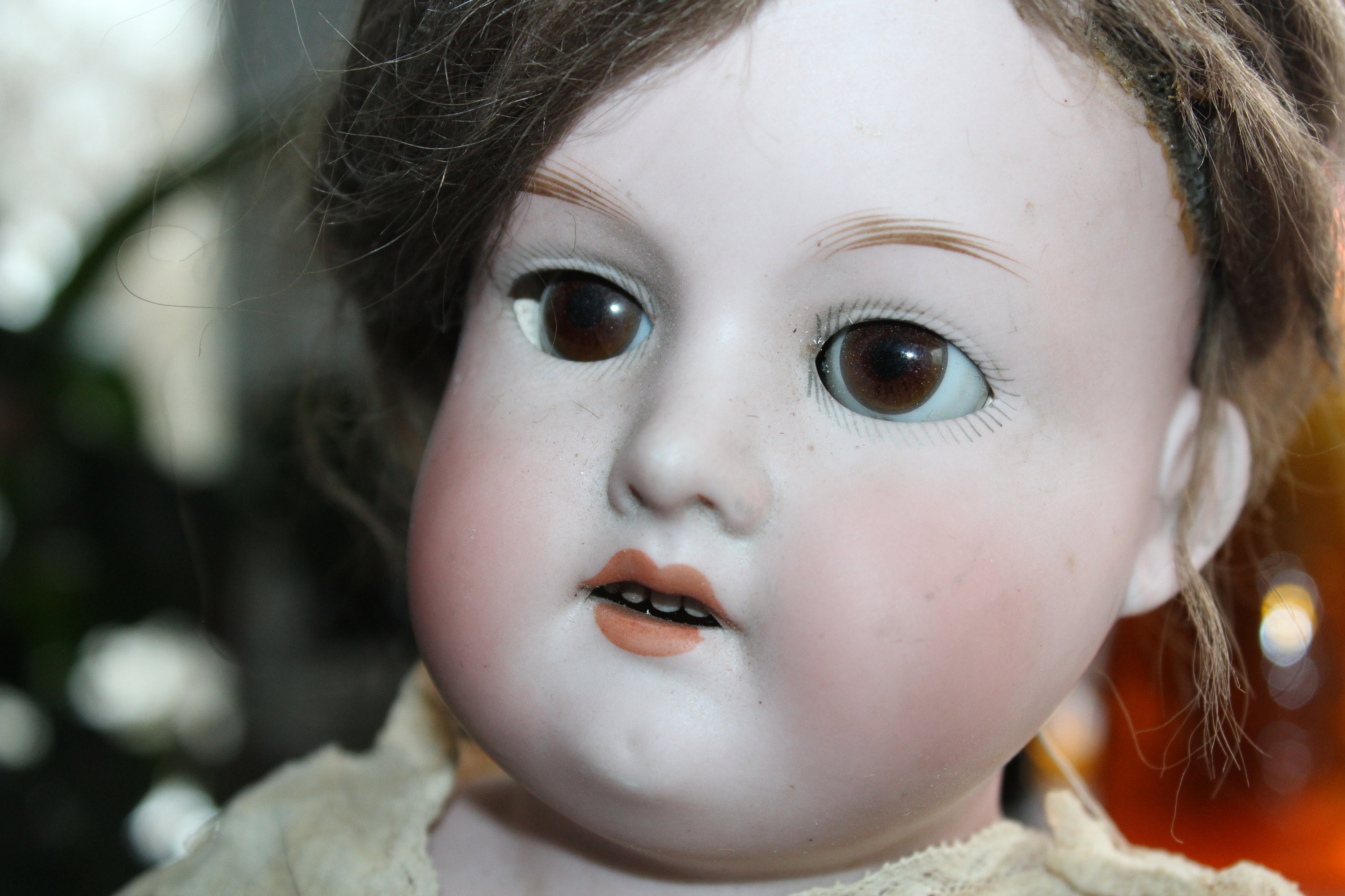 Antique Armand Marseille Doll 370 Leather Body 23
