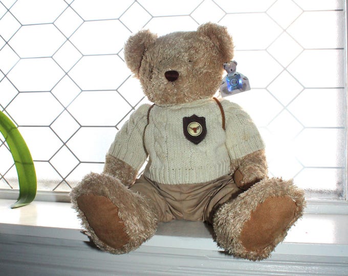 University of Texas Teddy Bear with Book Bag & Tag Max Caddie Bear