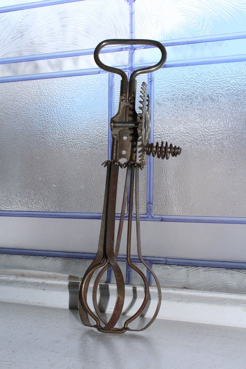 Antique Egg Beater Farmhouse Decor A & J Eggbeater