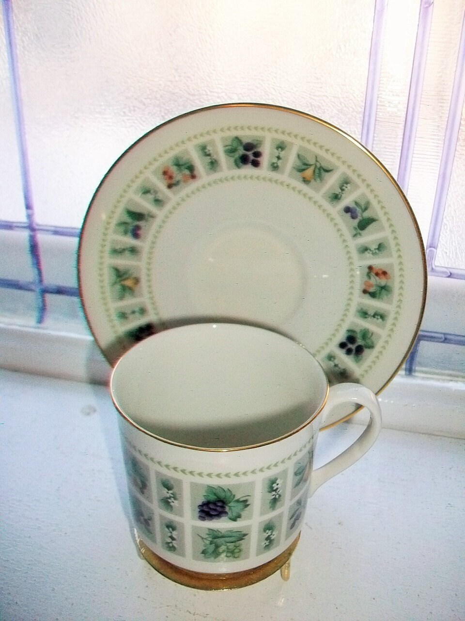 Royal Doulton Tapestry Tea Cup and Saucer Vintage Bone China Made in England