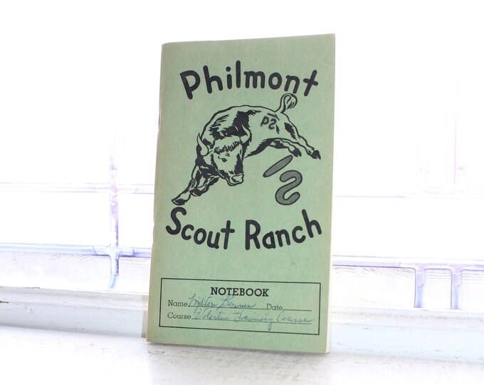 1963 Philmont Scout Ranch Notebook Vintage Boy Scouts Manual