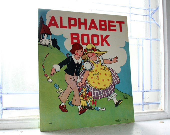 Large Children's Alphabet Book Vintage 1934 by Corinne Ringel Bailey