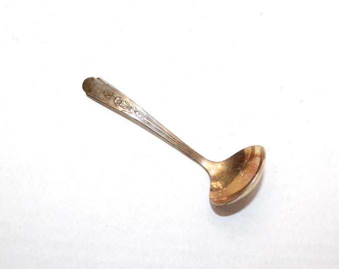 Silverplate Sauce or Cream Ladle Crosby by Crosby