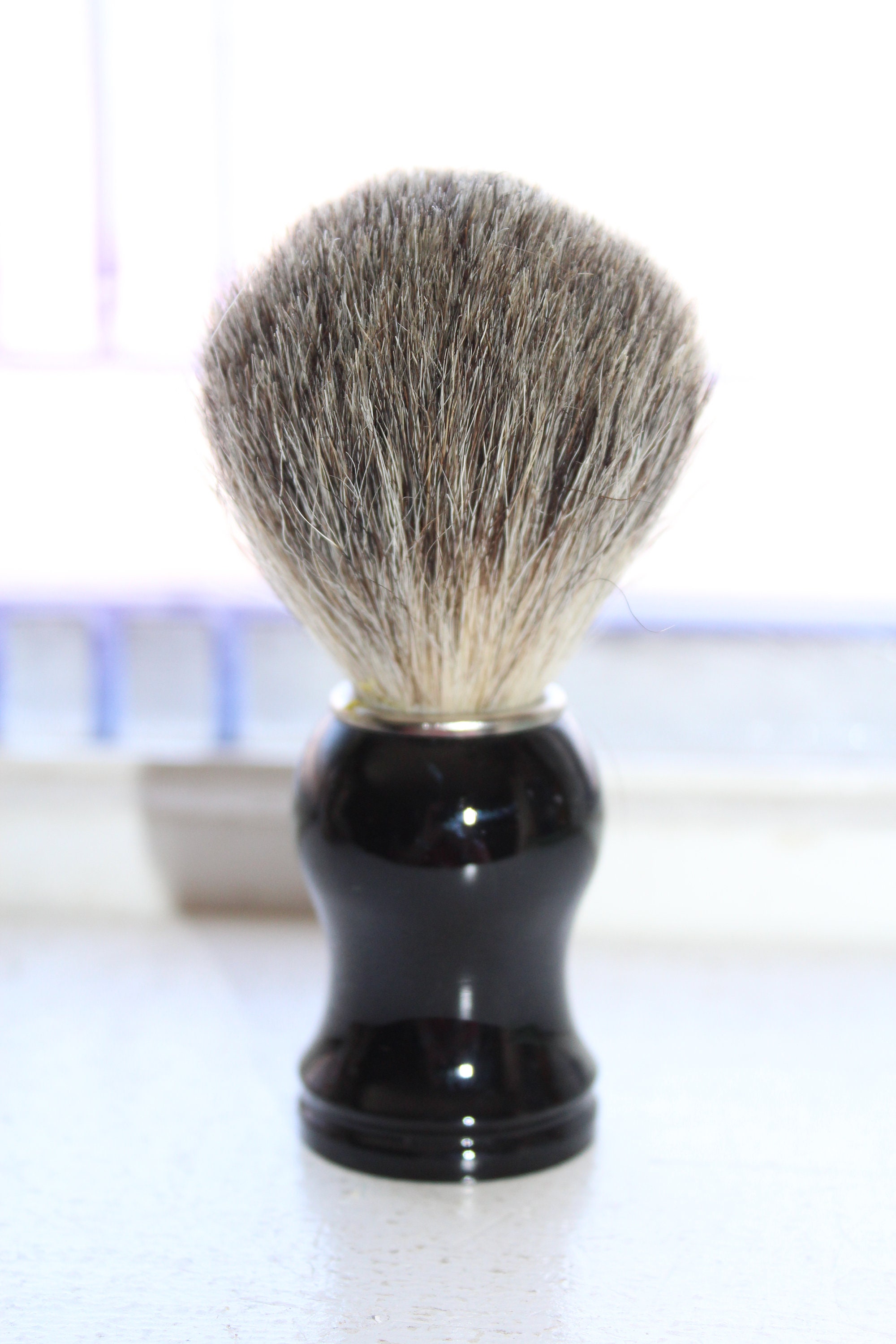 Shaving Brush Van Der Hagen Badger Brush with Windmill Decor