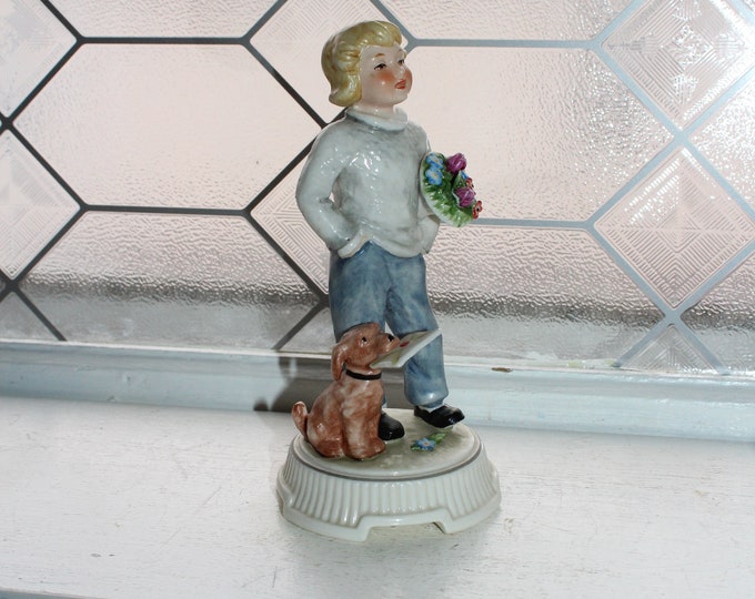 Vintage Goebel Lore Figurine Saint Valentines Messenger 217 Blumenkinder