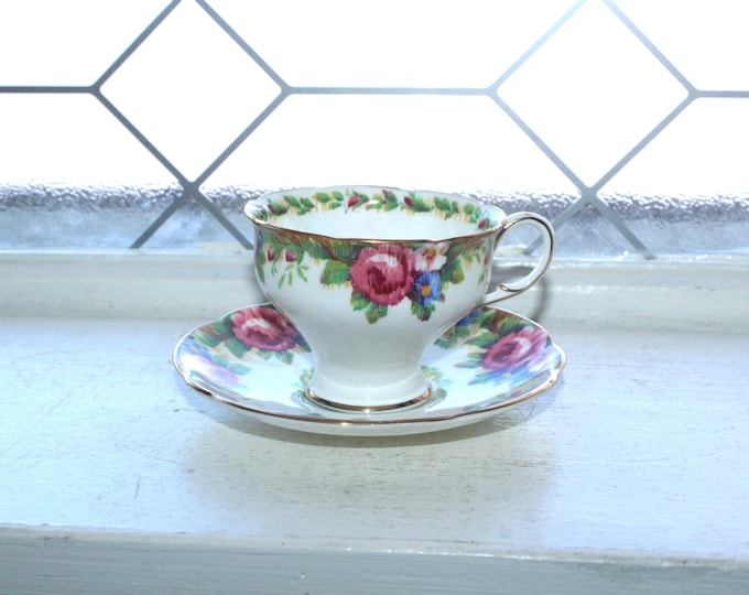 Paragon Demitasse Cup and Saucer Tapestry Rose
