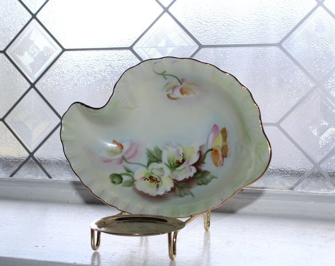 Vintage Lefton Dish To A Wild Rose 2602
