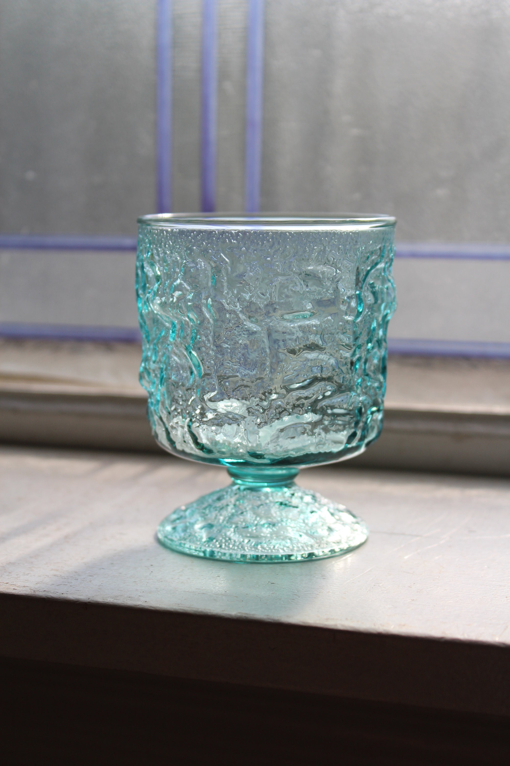 turquoise glassware