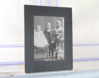 1800s Photograph Cabinet Card Victorian Children