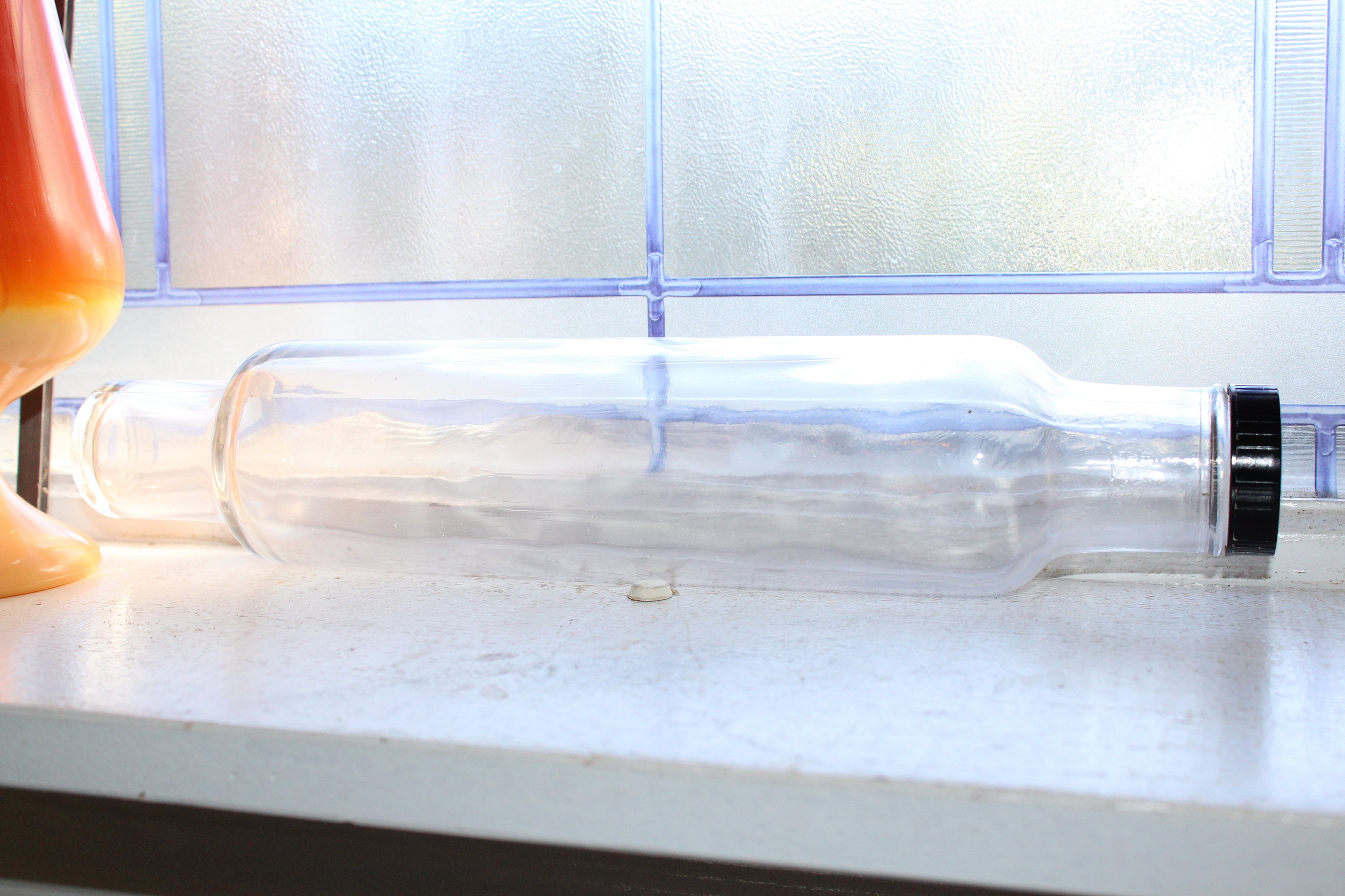 Vintage Glass Rolling PIn 1950s