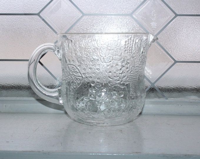 Vintage Nuutajarvi 1793 Finland Oiva Toikka Fauna Pitcher