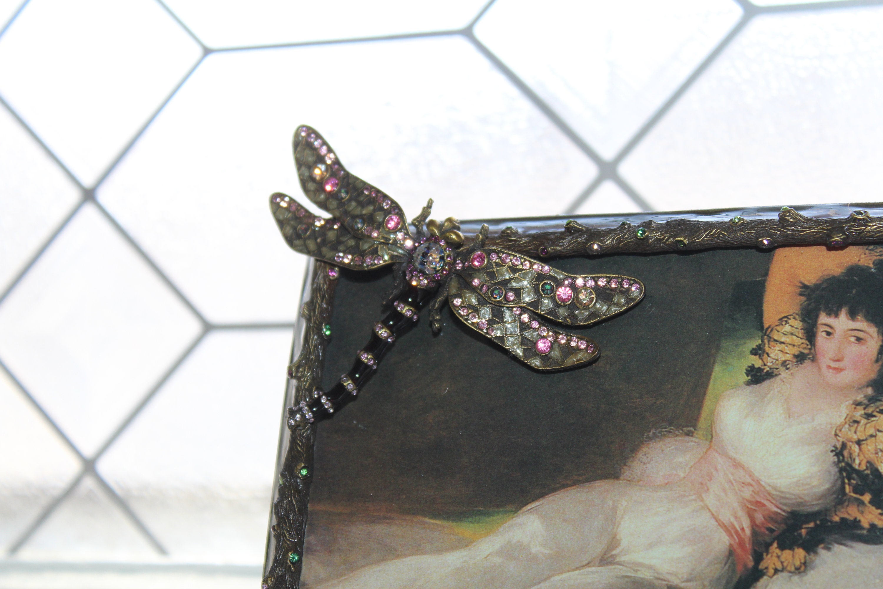 Jay Strongwater Cassandra Dragonfly Picture Frame