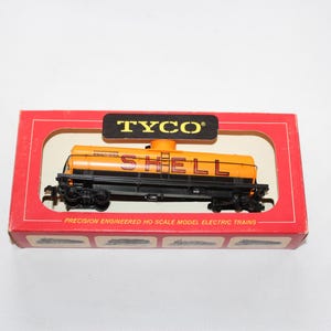Vintage Tyco HO-skala Shell järnvägsvagn SCCX 1260 T315C