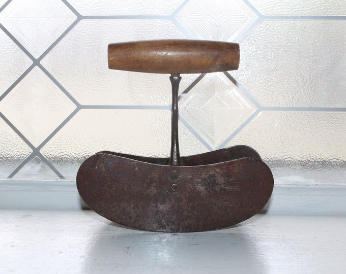 Antique Kitchen Chopper Double Bladed