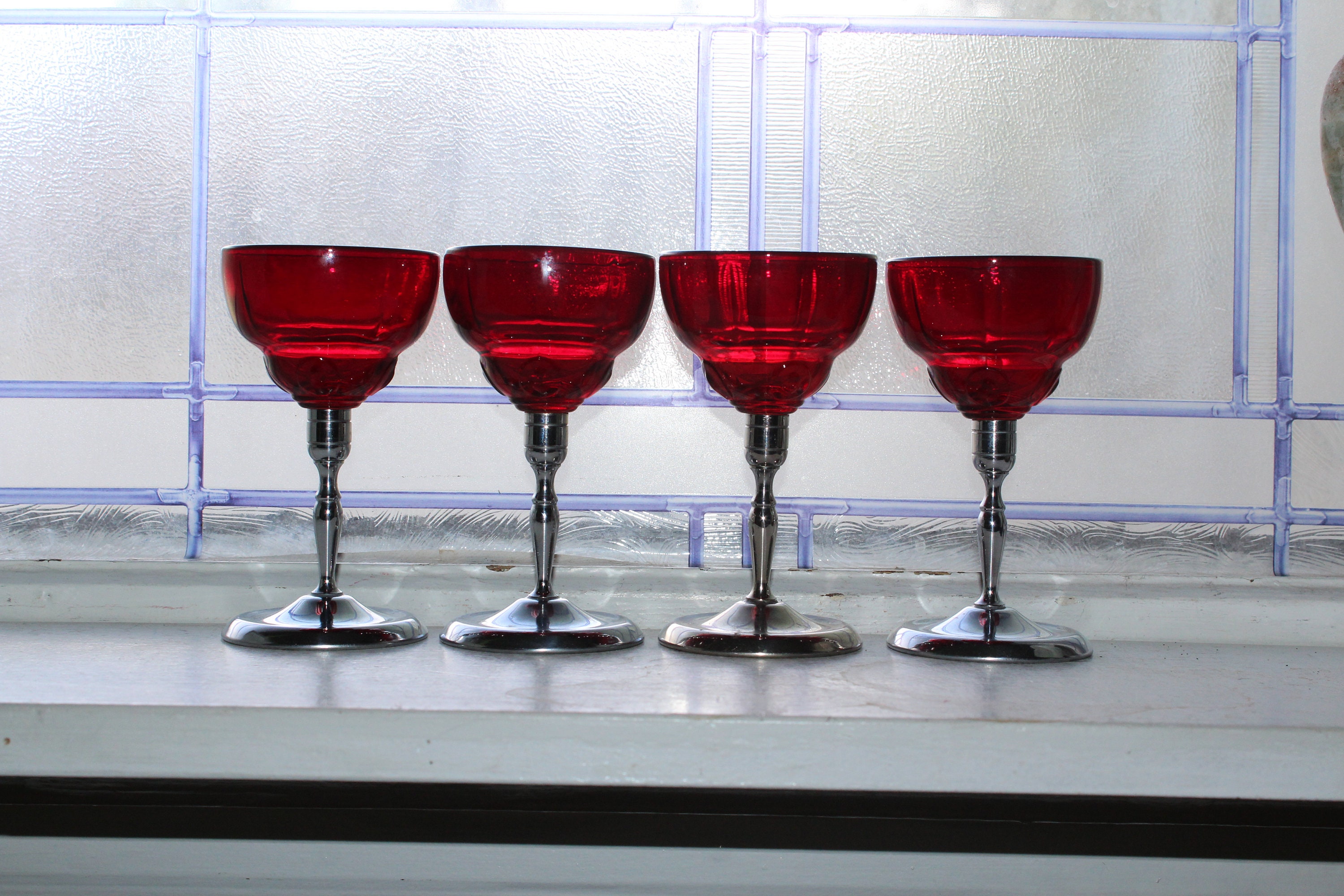 ELIXIR GLASSWARE Stemless Red Wine Glasses Set of 4