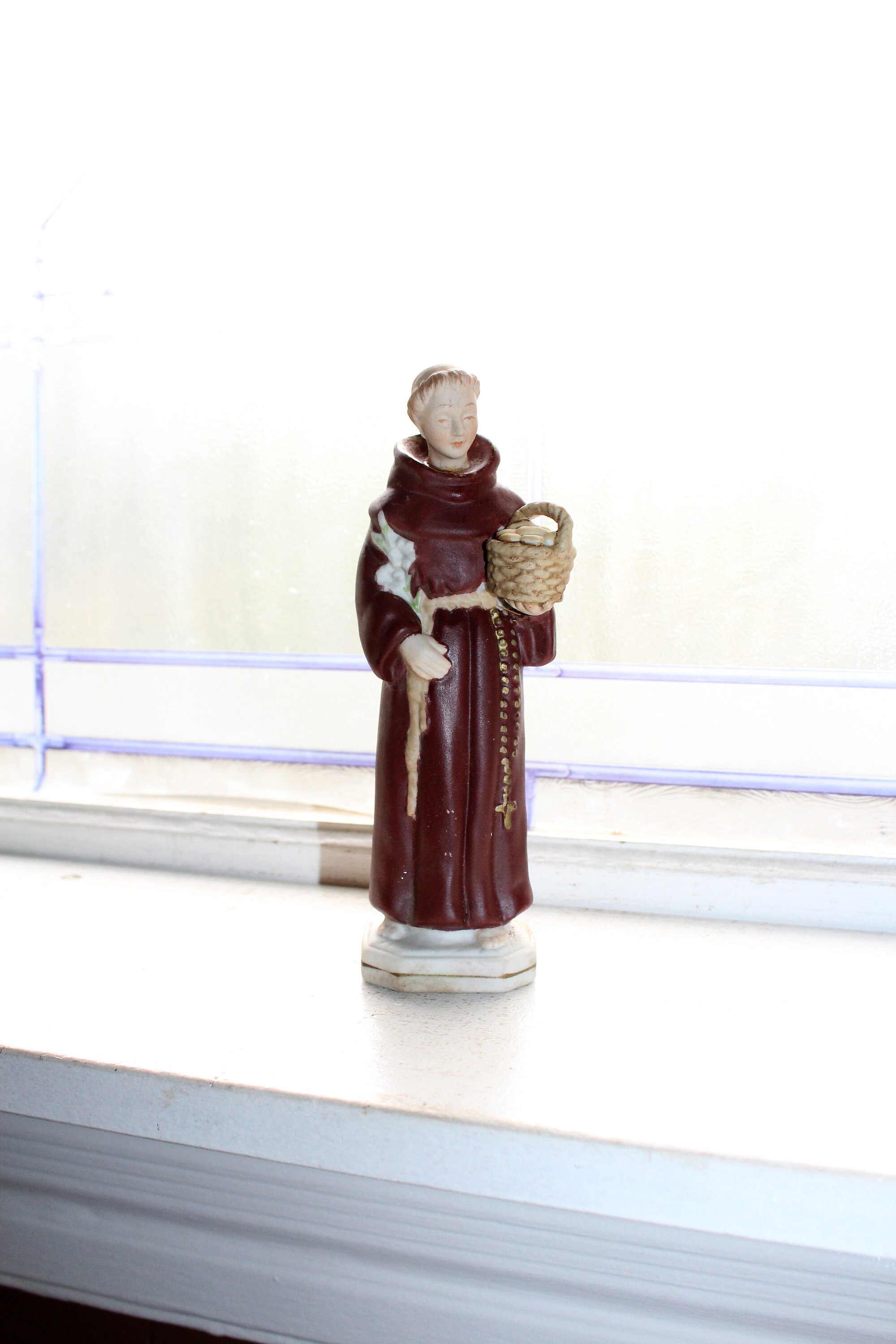 Vintage St Anthony Catholic Religious Statue Figurine
