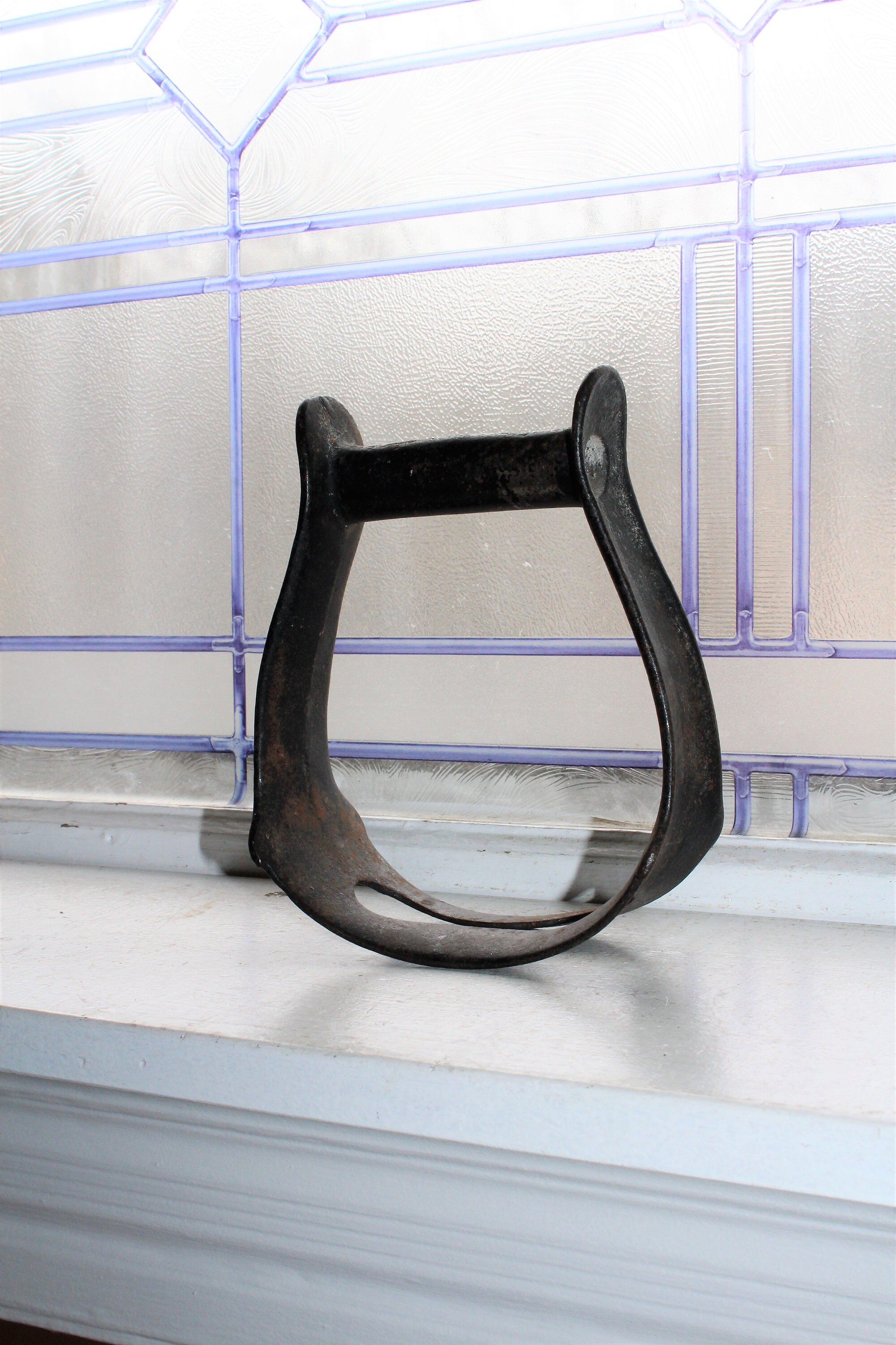 Antique Iron Stirrup Country Western Decor