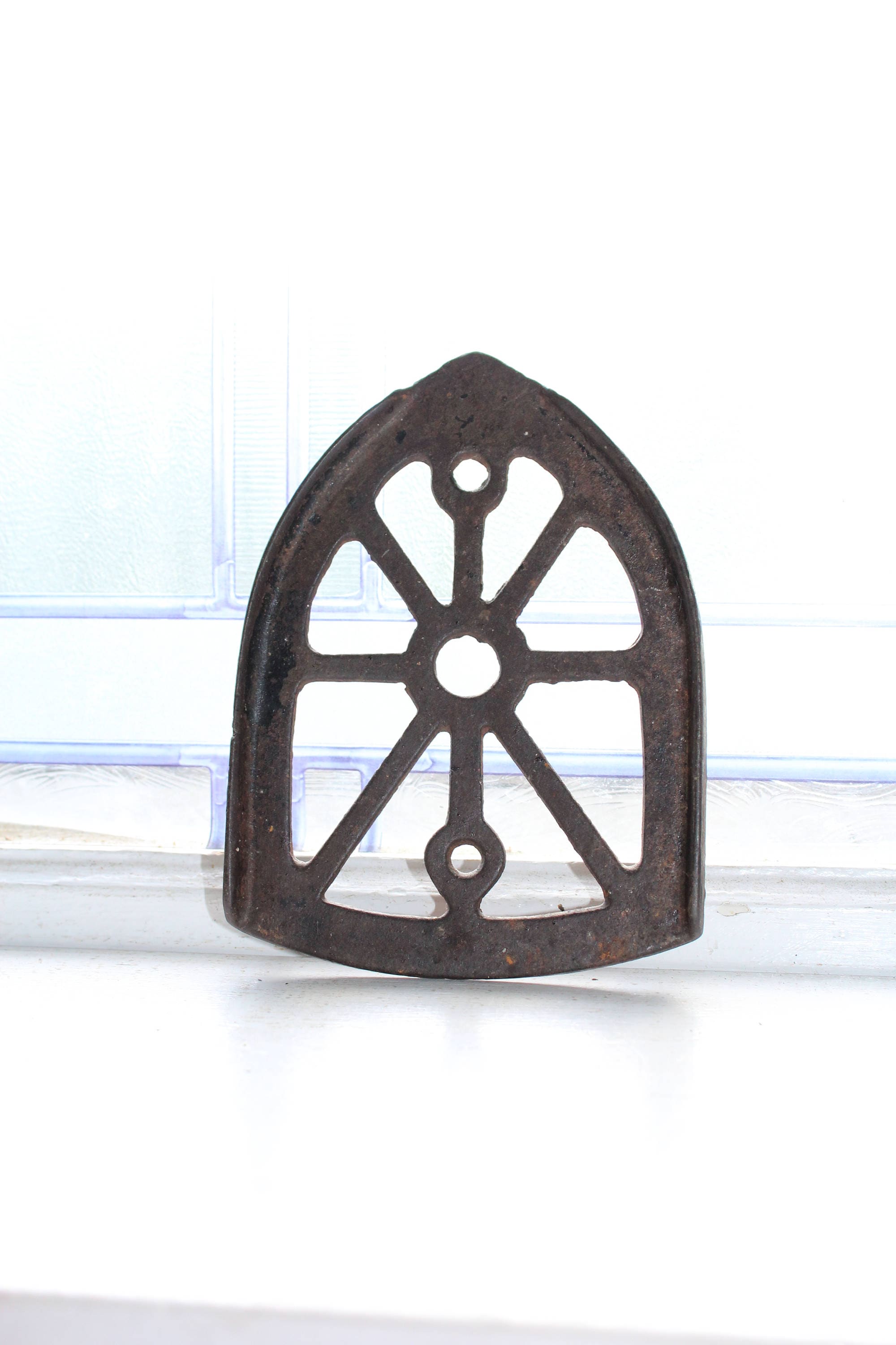 Antique Cast Iron Trivet Rustic Farmhouse Decor