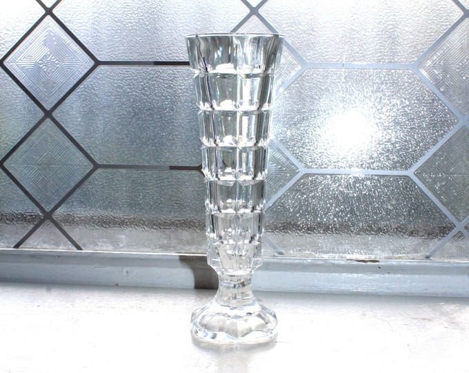 Vintage CRISTAL D'ARQUES Paris Beauregard Vase 24% Lead Crystal