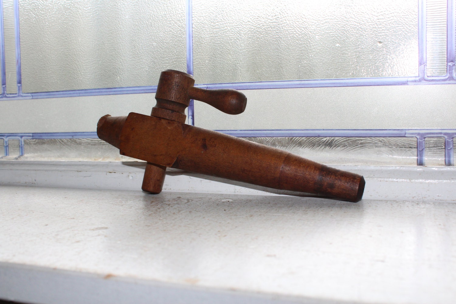 Vintage Wooden Barrel Tap Wood Keg Tap