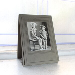 Vintage Photograph of Adorable Young Sisters