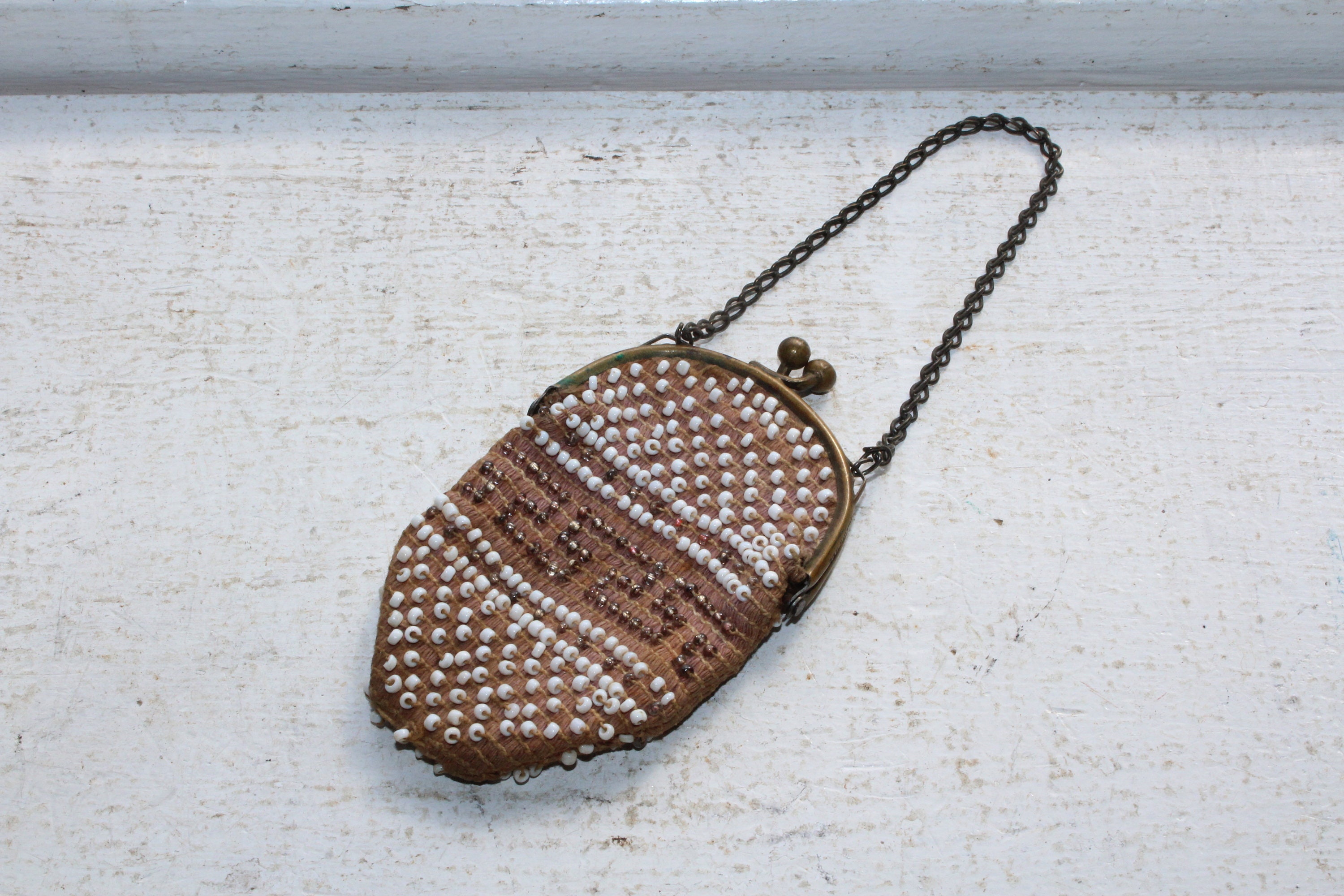 Antique Beaded Coin Purse Made in Germany