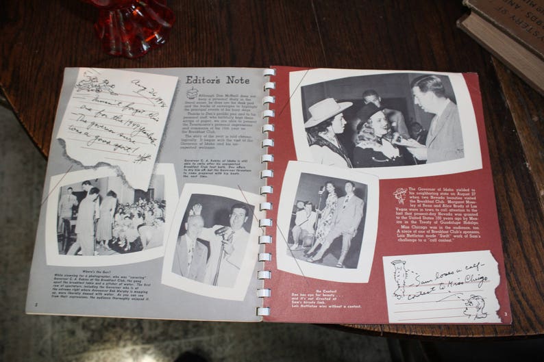 Don's Diary The Breakfast Club 1949 Yearbook Vintage Book image 3
