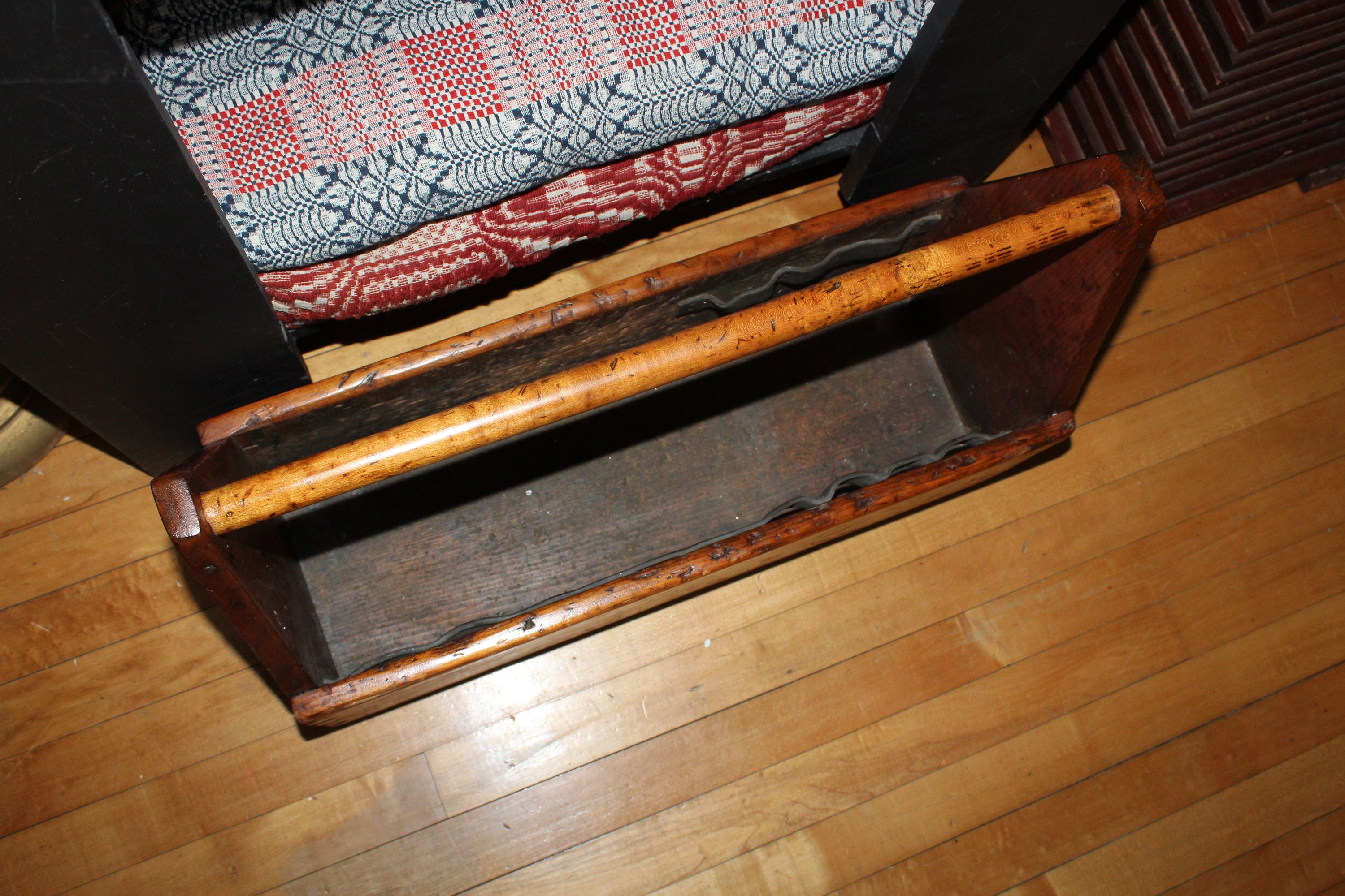 Large Wooden Tool Box 24 Garden Tote Window Box Primitive Antique